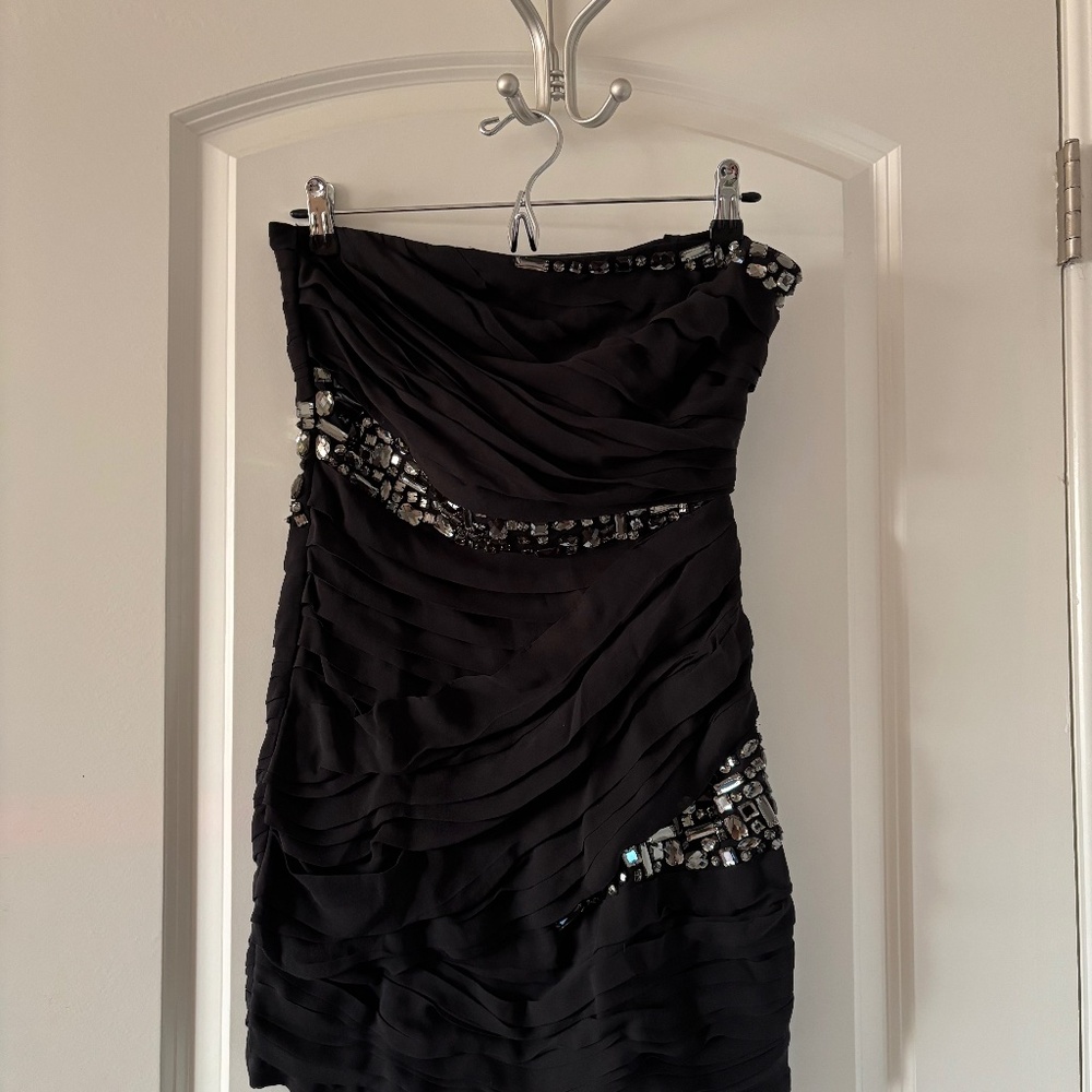 Madison Marcus Strapless Bodycon Dress